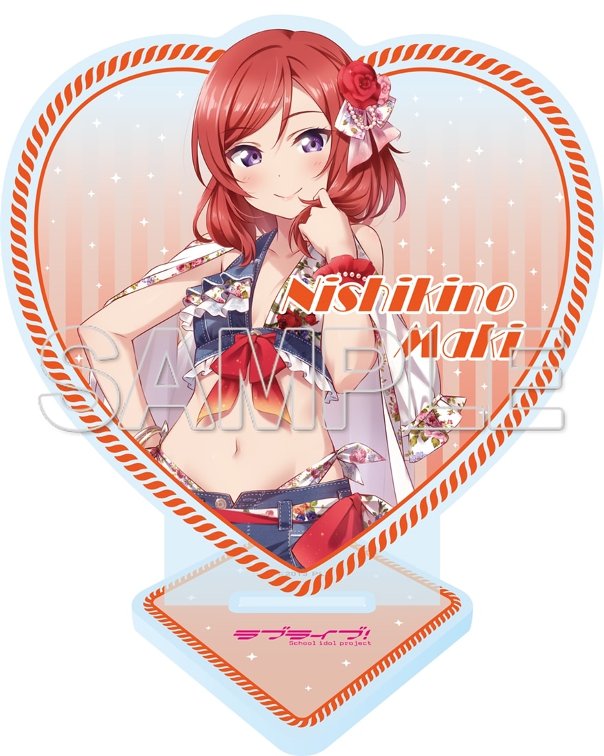 LoveLive! Days 2026年2月号『ラブライブ！』ハート型ラメ入りアクリルスタンド　西木野真姫