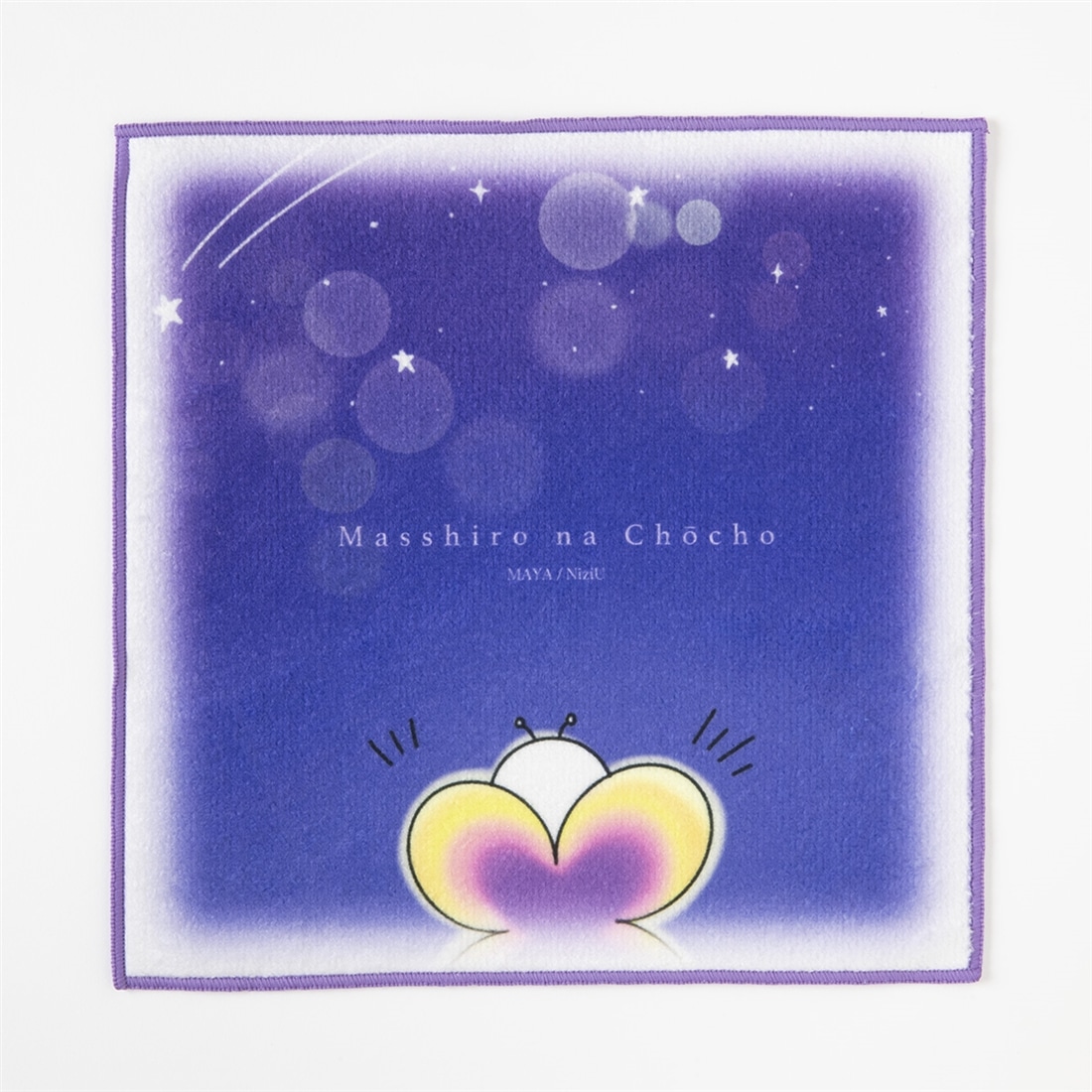 まっしろなちょうちょ　タオルハンカチB