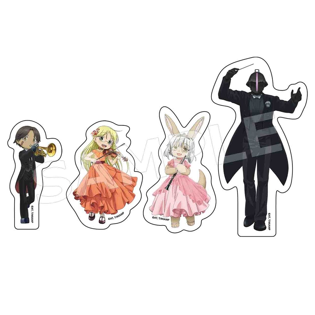 「メイドインアビス フィルムコンサート 深奏の響命」ステッカーセット(4枚入り)