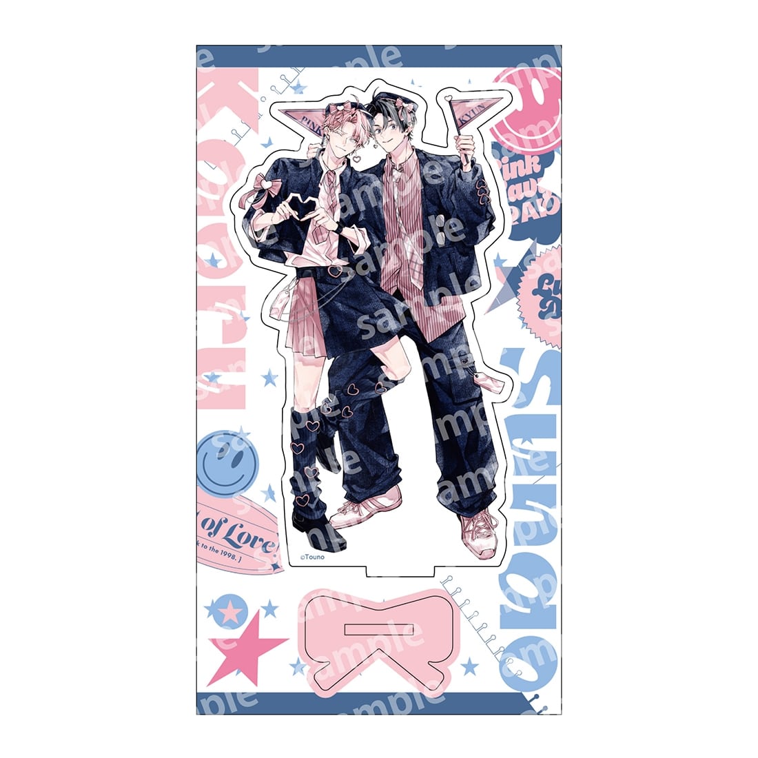 アクリルスタンド　PINK/NAVY TRAD. CLUB ver.　ピンクにきゅんしていいですか