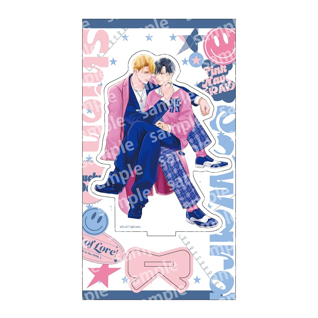 アクリルスタンド　PINK/NAVY TRAD. CLUB ver.　ベッドイン・ルール