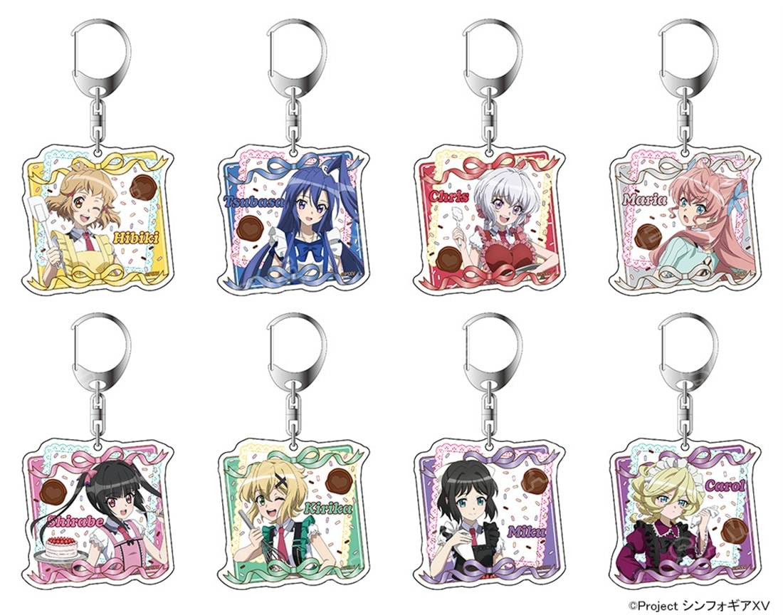 『戦姫絶唱シンフォギアＸＶ』POP UP SHOP トレーディングアクリルキーホルダー　SET SET