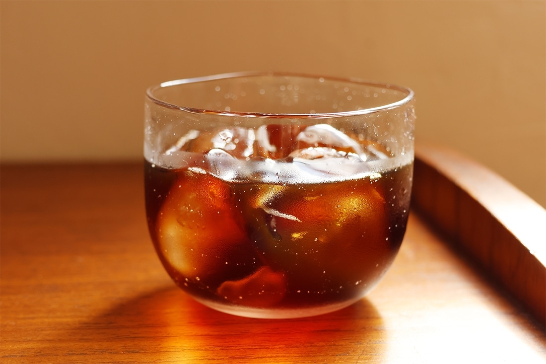 hibi hibi utsuwa "雨の日グラス" 手吹きグラス単品