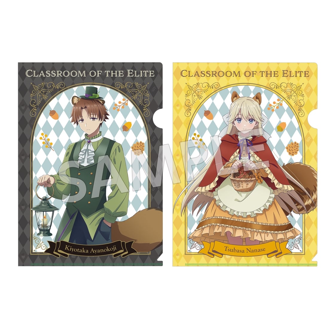 ようこそ実力至上主義の教室へ クリアファイルセット FANTASY FOREST ver.