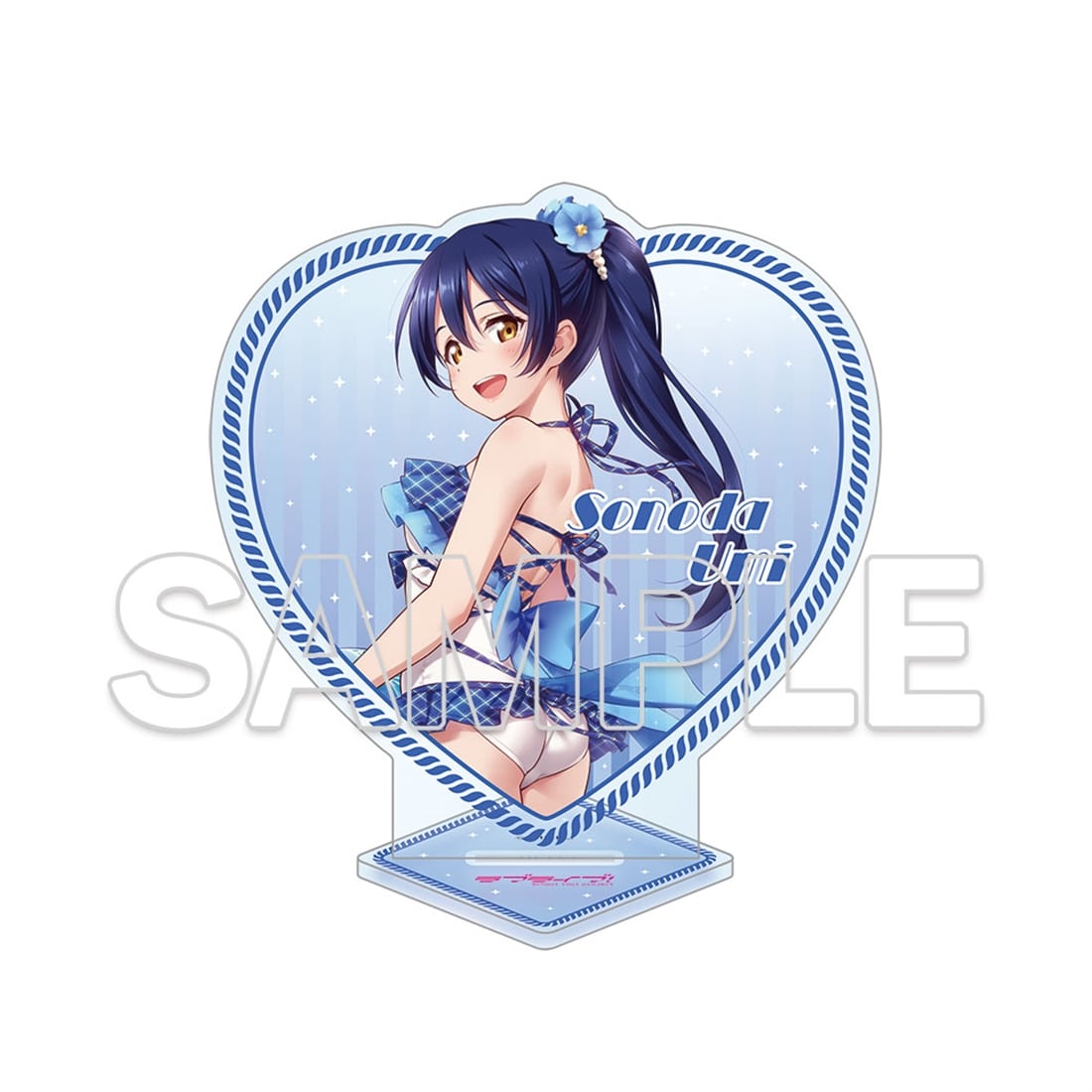 LoveLive! Days 2026年3月号『ラブライブ！』ハート型ラメ入りアクリルスタンド　園田海未