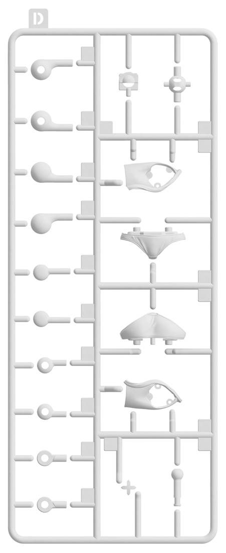 KADOKAWA PLASTIC MODEL SERIES 「Re:ゼロから始める異世界生活」 エミリア / エミリア DX ver. Dパーツ