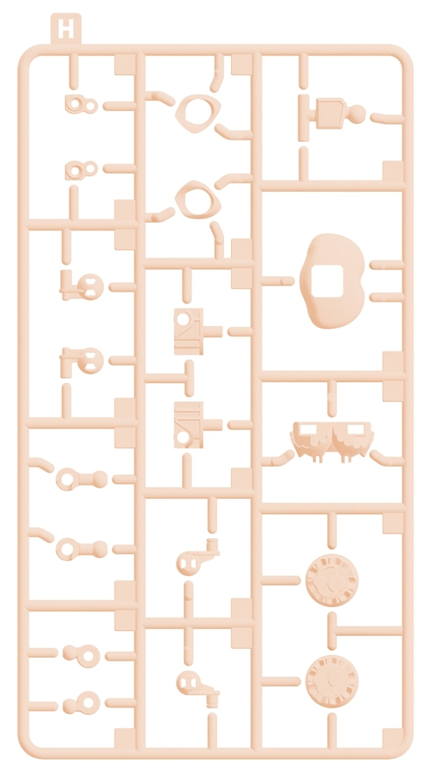 KADOKAWA PLASTIC MODEL SERIES 「Re:ゼロから始める異世界生活」 エミリア / エミリア DX ver. Hパーツ