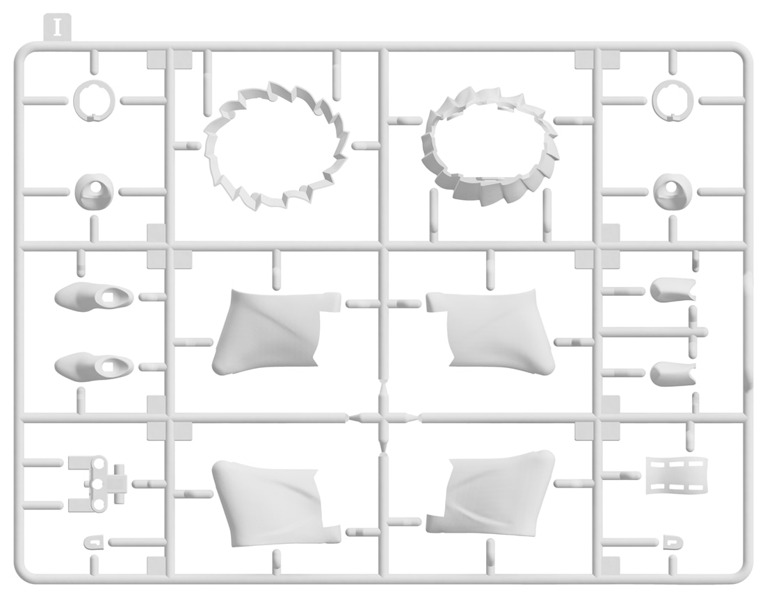 KADOKAWA PLASTIC MODEL SERIES 「Re:ゼロから始める異世界生活」 エミリア / エミリア DX ver. Iパーツ