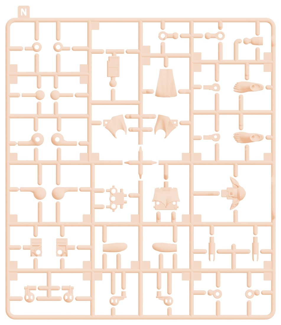 KADOKAWA PLASTIC MODEL SERIES 「Re:ゼロから始める異世界生活」 エミリア / エミリア DX ver. Nパーツ