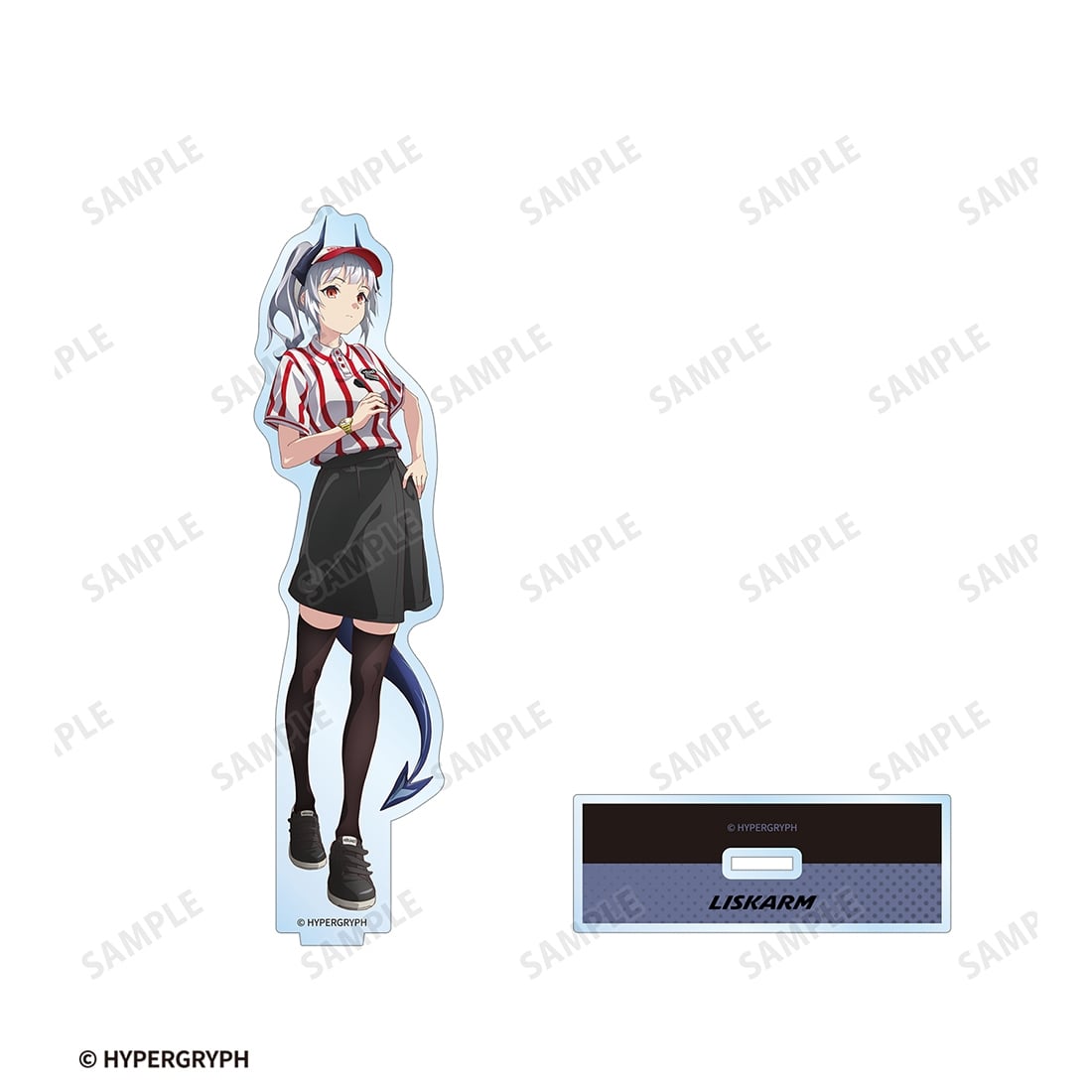 アークナイツ【焔燼曙明/RISE FROM EMBER】 描き下ろし リスカム アクティビティスタッフver. BIGアクリルスタンド