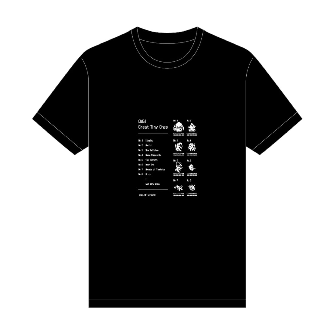 「ちいちゃきもの」Tシャツ　黒（Lサイズ） 黒 L