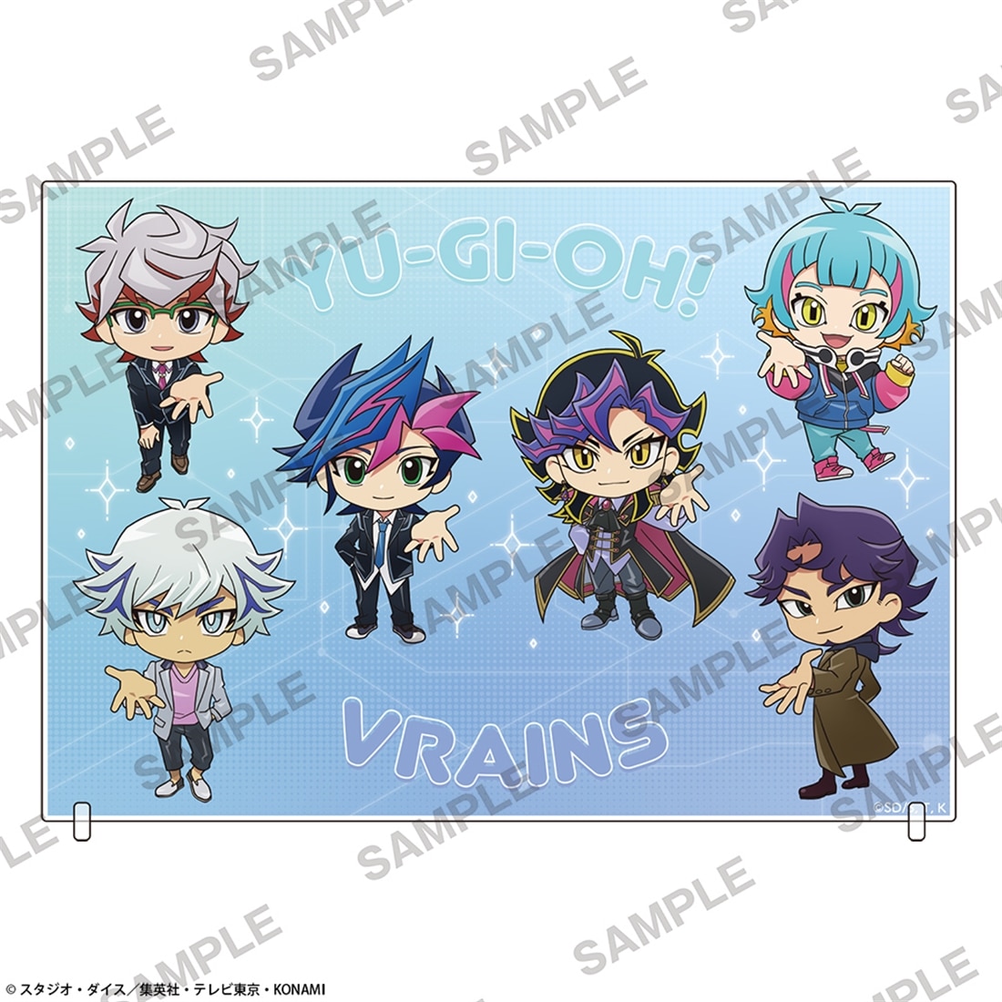 遊☆戯☆王ＶＲＡＩＮＳ アクリルパネル 共にver. にいてんご