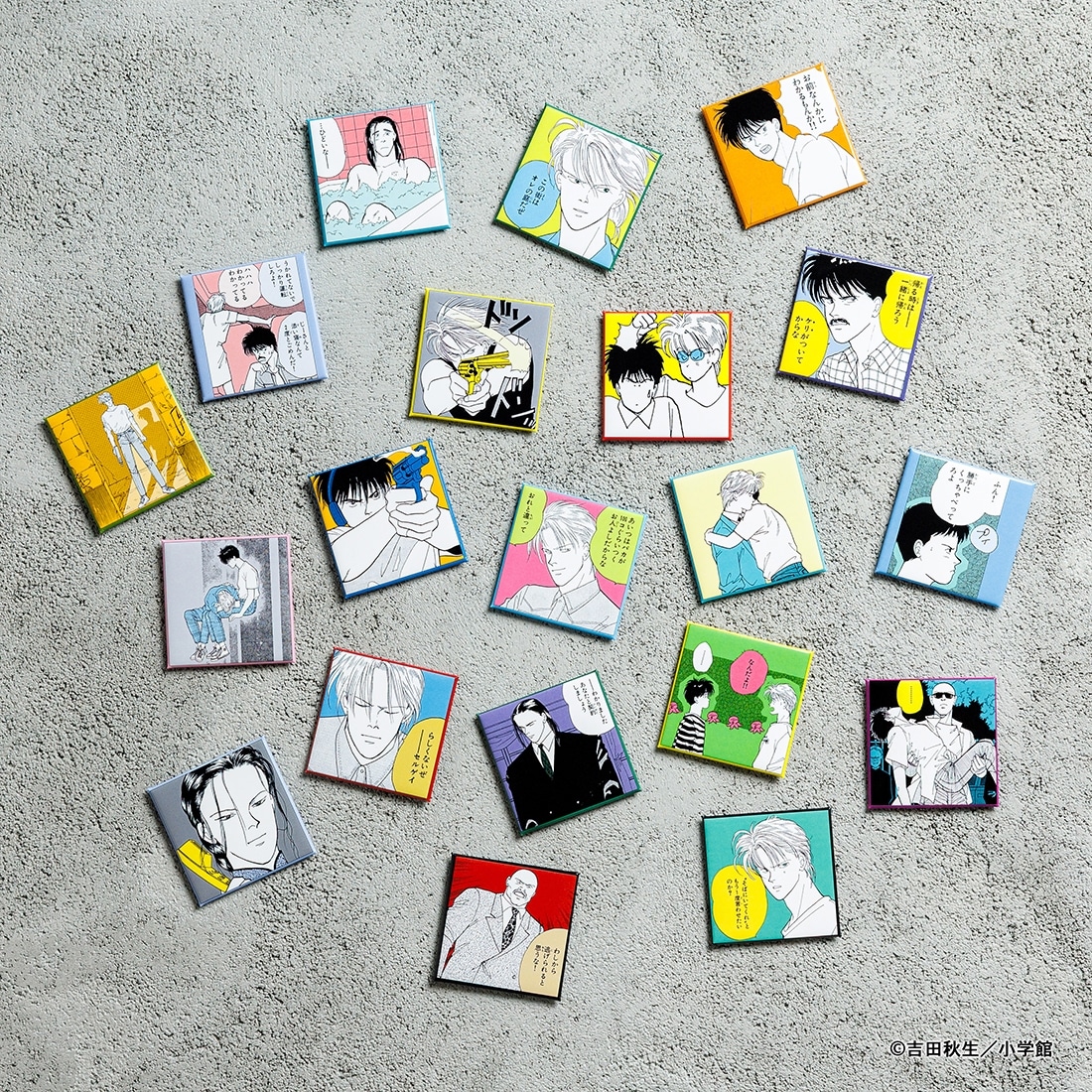 BANANA FISH トレーディング缶マグネット PACK PACK