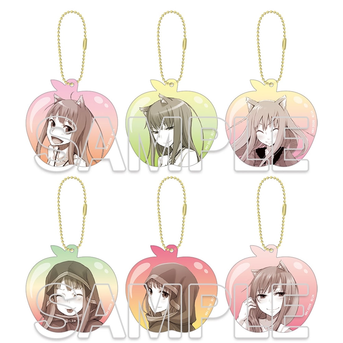 『狼と香辛料』原作20周年記念 トレーディングアクリルキーホルダー～ホロづくし～