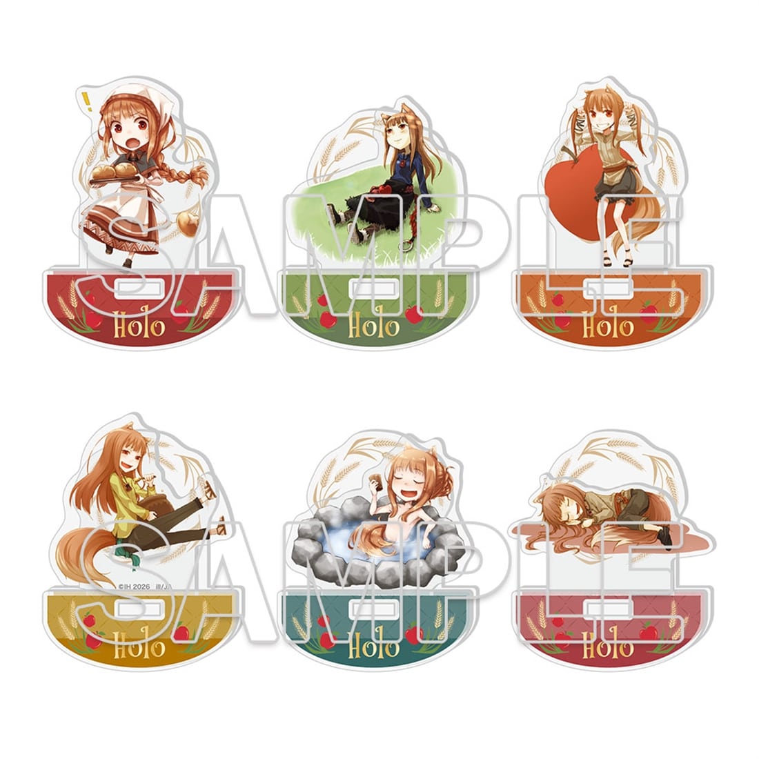 『狼と香辛料』原作20周年記念 トレーディングゆらゆらアクリルスタンド