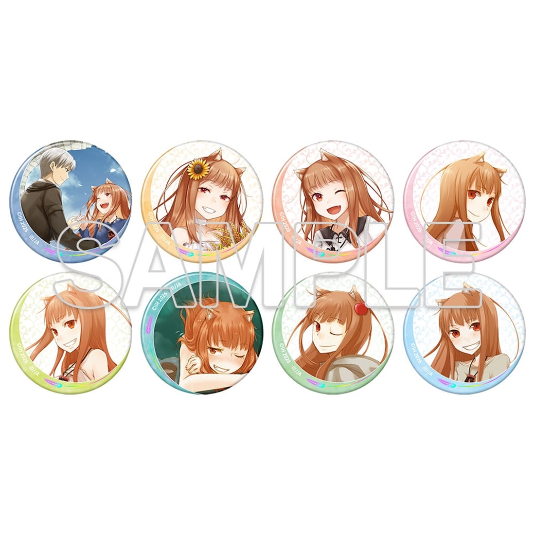 『狼と香辛料』原作20周年記念 トレーディングホログラム缶バッジ