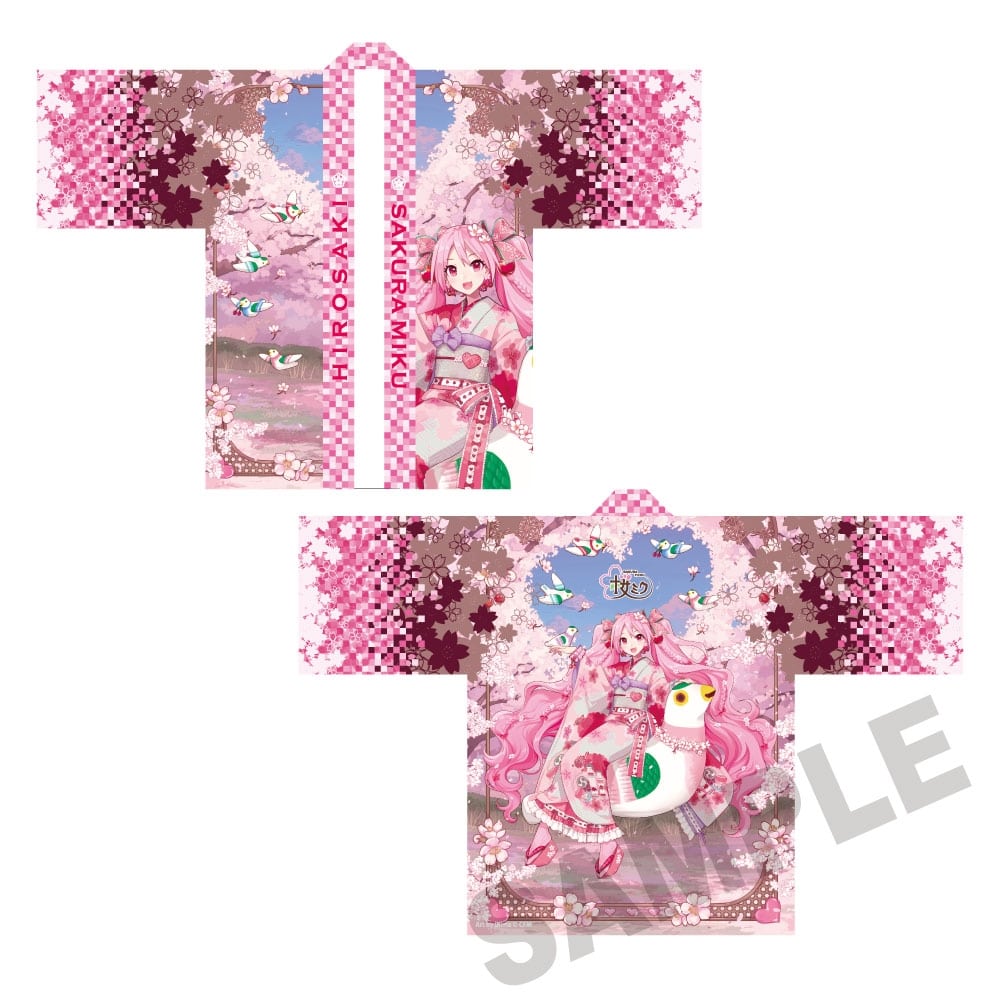 桜ミク×弘前さくらまつり2026 法被 Art by iXima