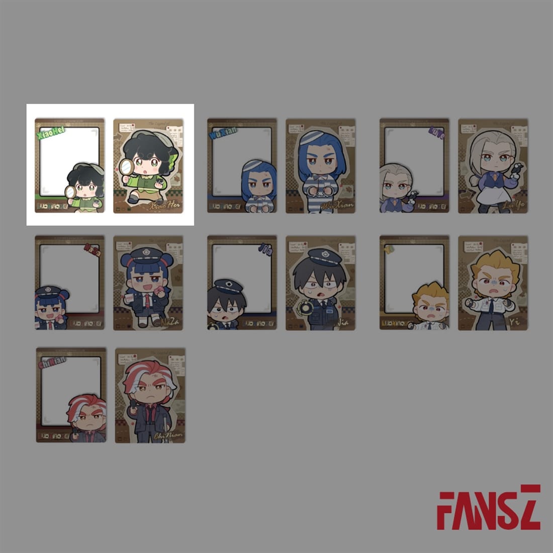 羅小黒戦記 妖霊探案簿シリーズ ポラロイド風カードセット シャオヘイ