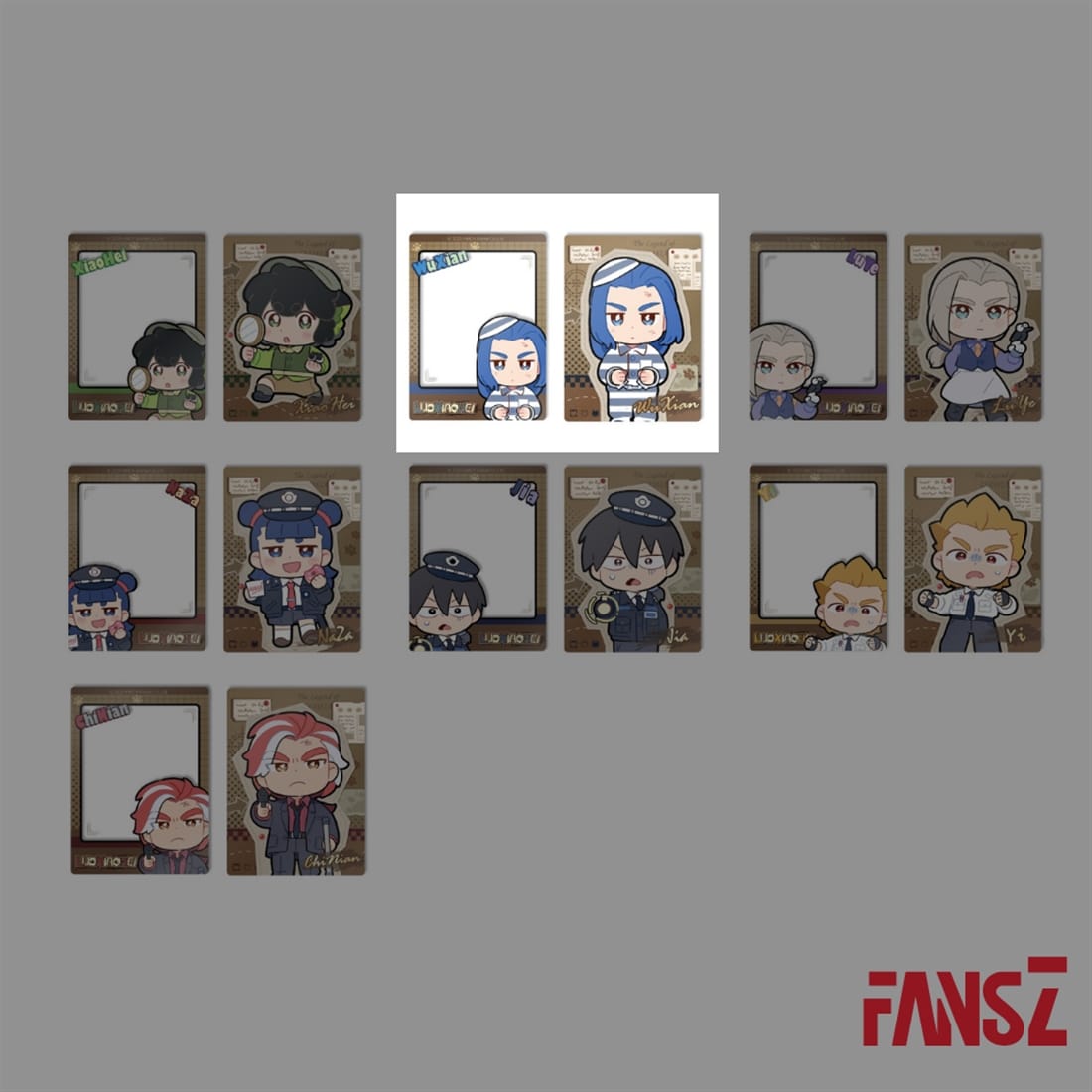 羅小黒戦記 妖霊探案簿シリーズ ポラロイド風カードセット ムゲン