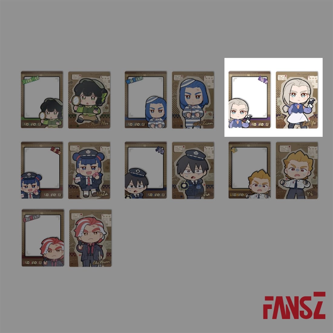 羅小黒戦記 妖霊探案簿シリーズ ポラロイド風カードセット ルーイエ