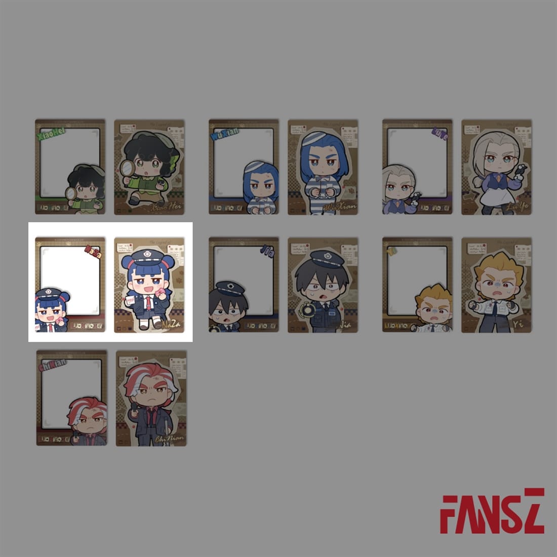 羅小黒戦記 妖霊探案簿シリーズ ポラロイド風カードセット ナタ