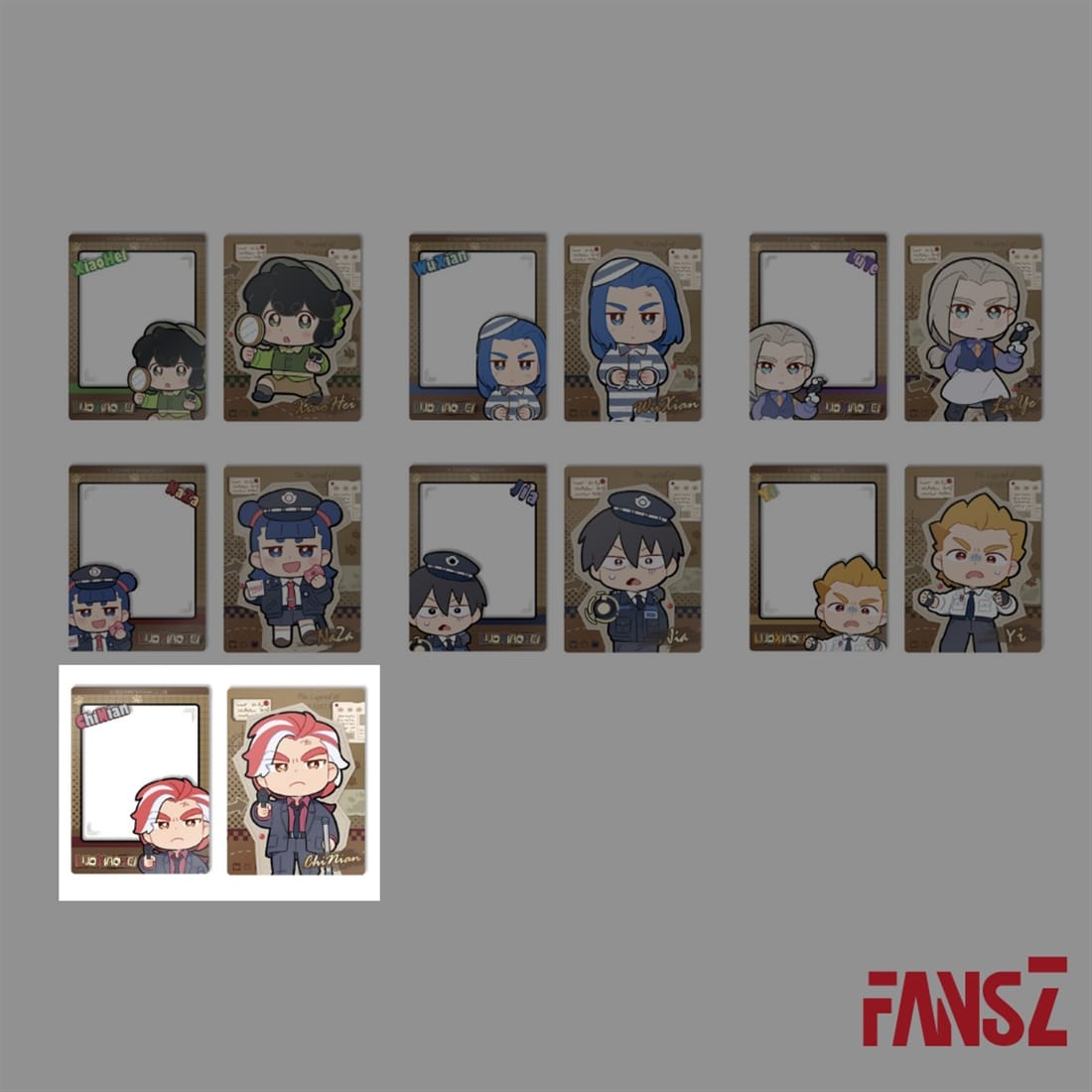 羅小黒戦記 妖霊探案簿シリーズ ポラロイド風カードセット チーネン