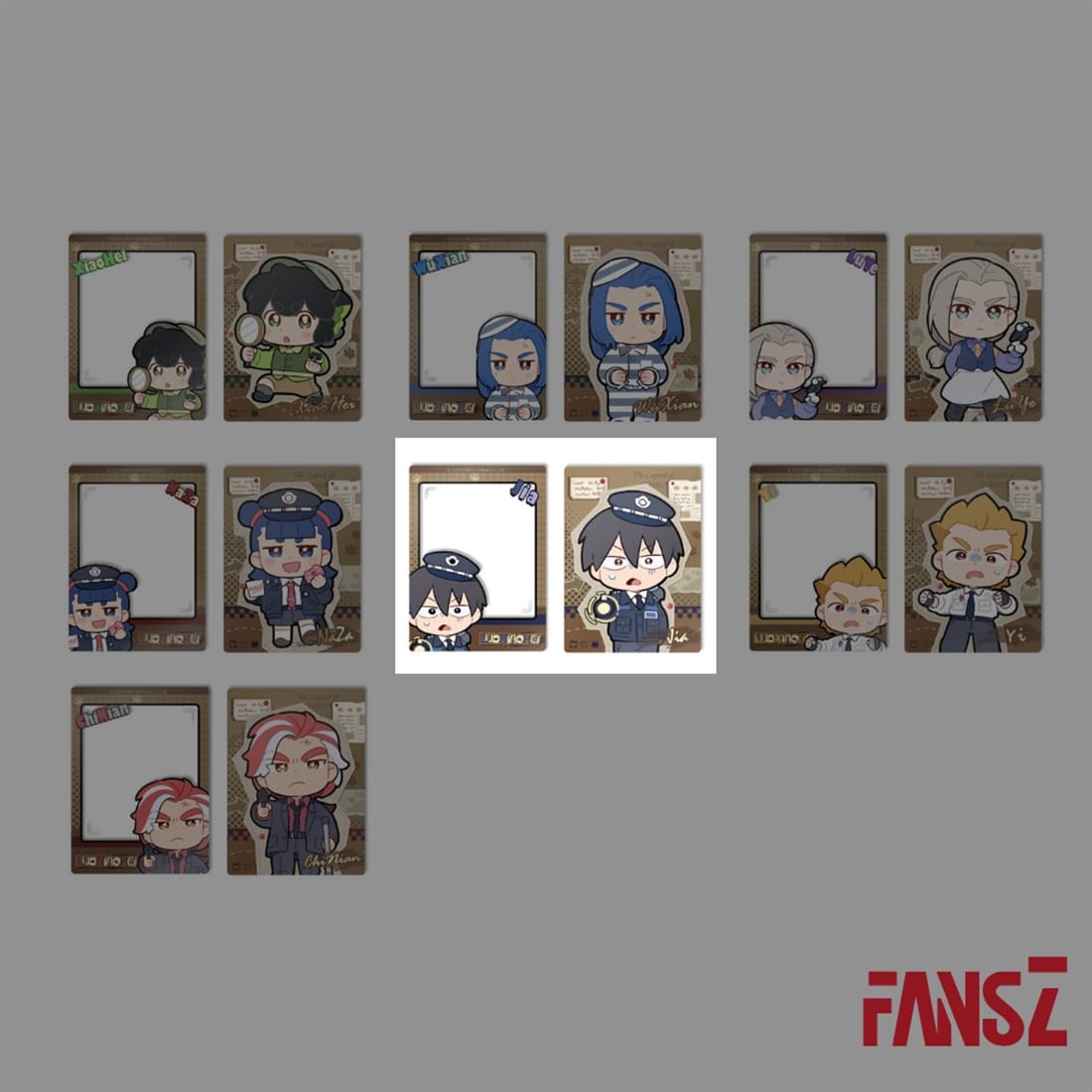 羅小黒戦記 妖霊探案簿シリーズ ポラロイド風カードセット 甲