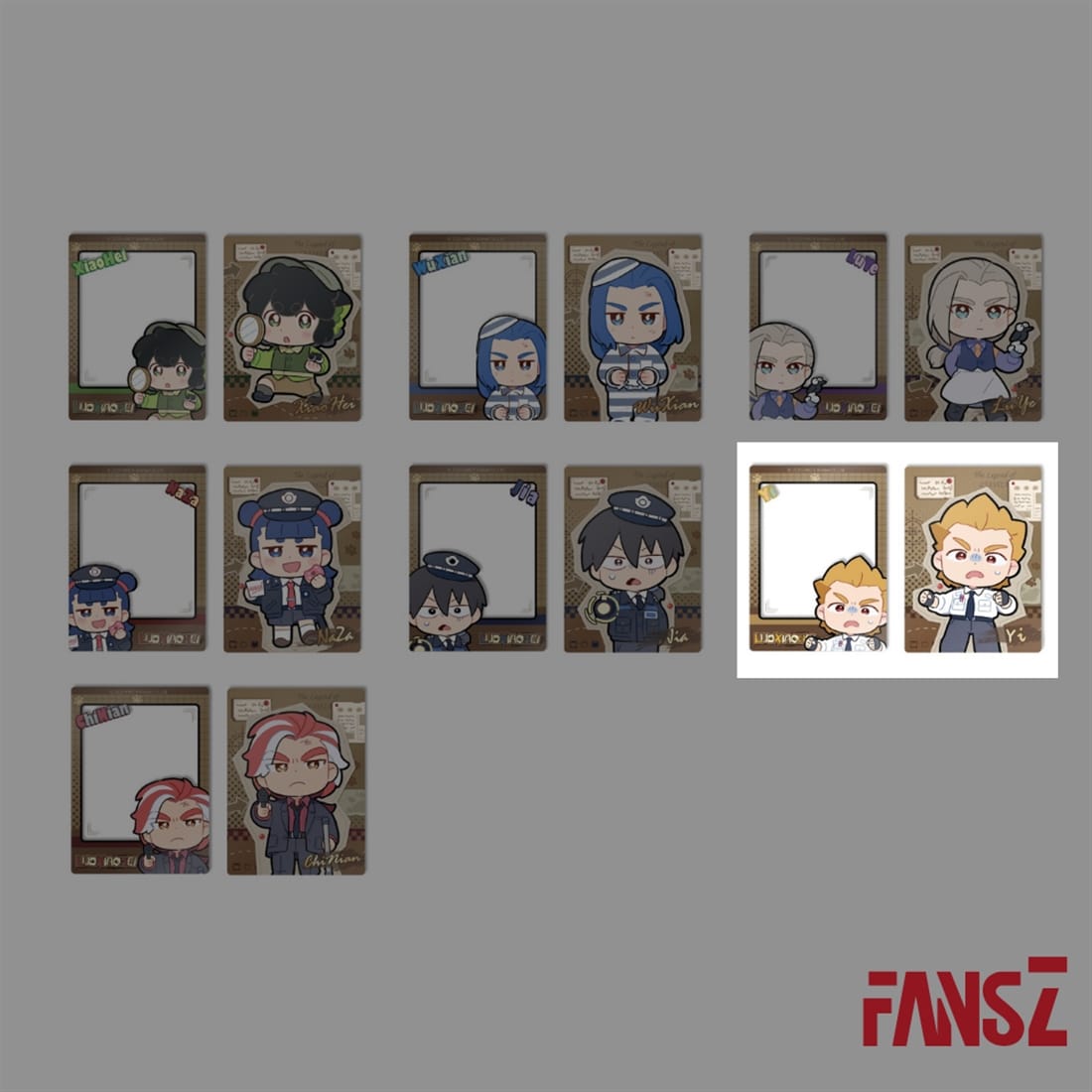 羅小黒戦記 妖霊探案簿シリーズ ポラロイド風カードセット 乙