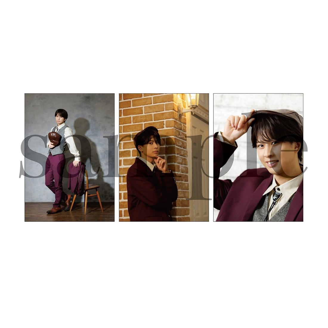 赤川次郎50周年 三毛猫ホームズのカーテンコール　ブロマイドセット（3枚入り）片山義太郎（岡宮来夢）