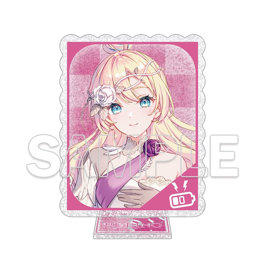 『ラブライブ！蓮ノ空女学院スクールアイドルクラブ』ラメ入りアクリルスタンド Ver.雪舞う空と二秒の永遠　大沢 瑠璃乃