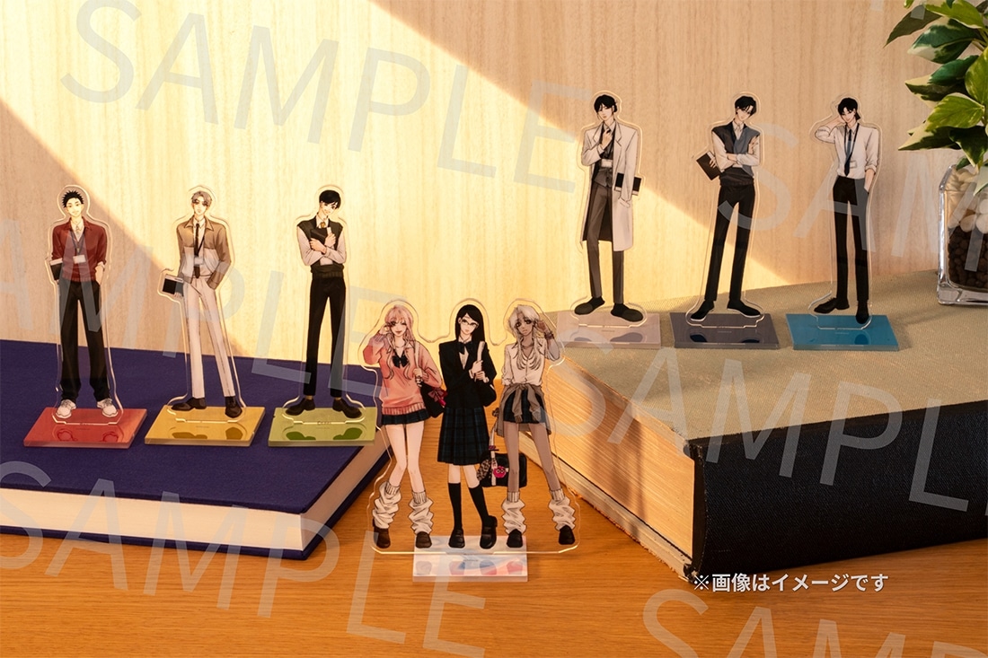 【セット限定特典付き】『私立メロ高等学校』アクリルスタンドコンプリートセット