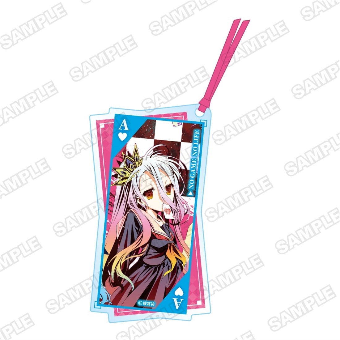 『ノーゲーム・ノーライフ』13巻発売記念アクリルブックマーカー　白