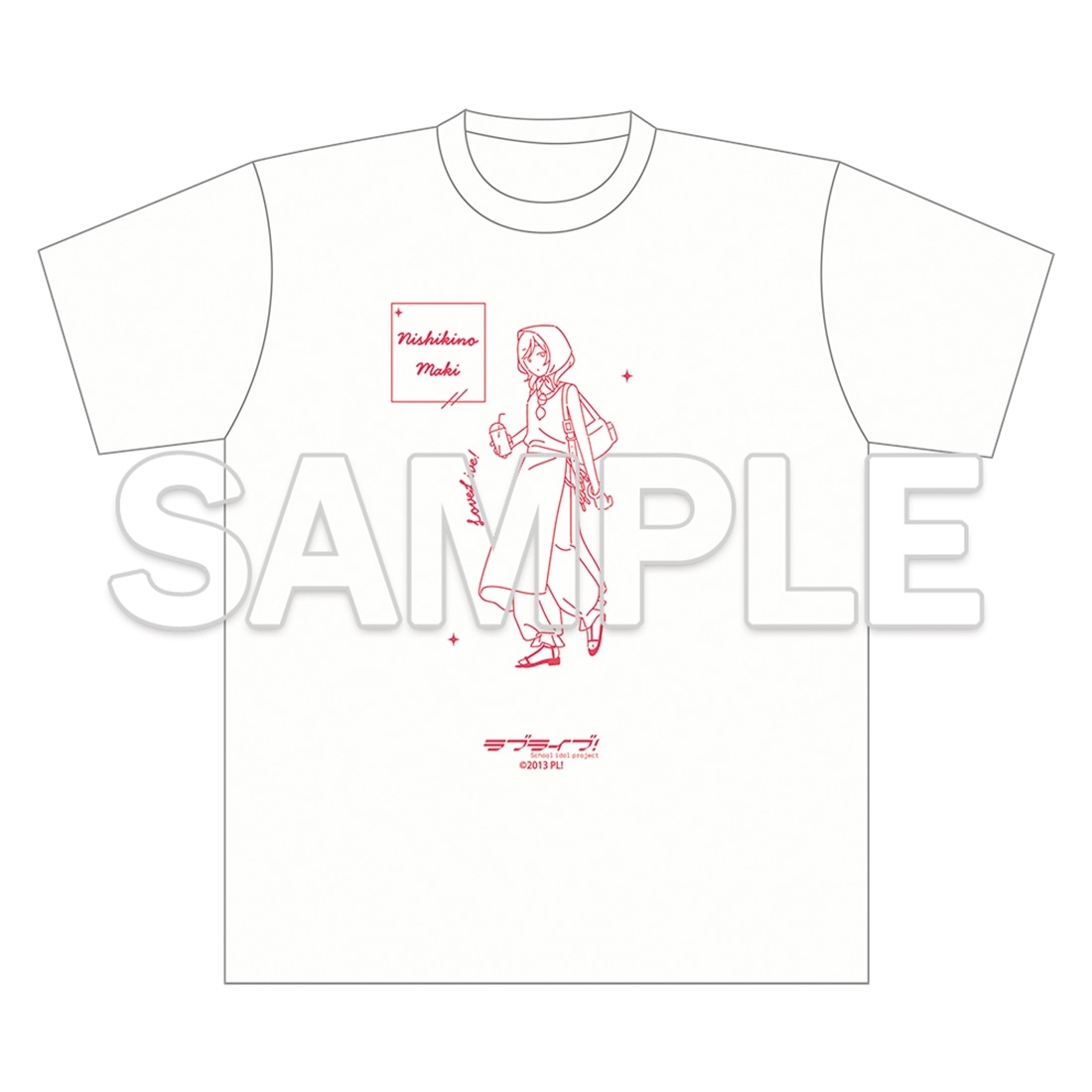 『ラブライブ！』お散歩は季節をまとって。 ビッグシルエットTシャツ　西木野真姫