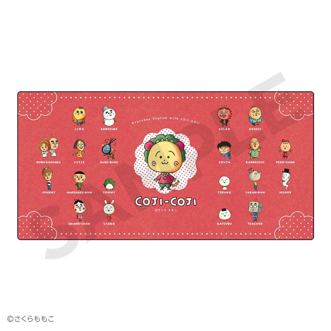 【カドスト限定】COJI-COJI英会話 デスクマット