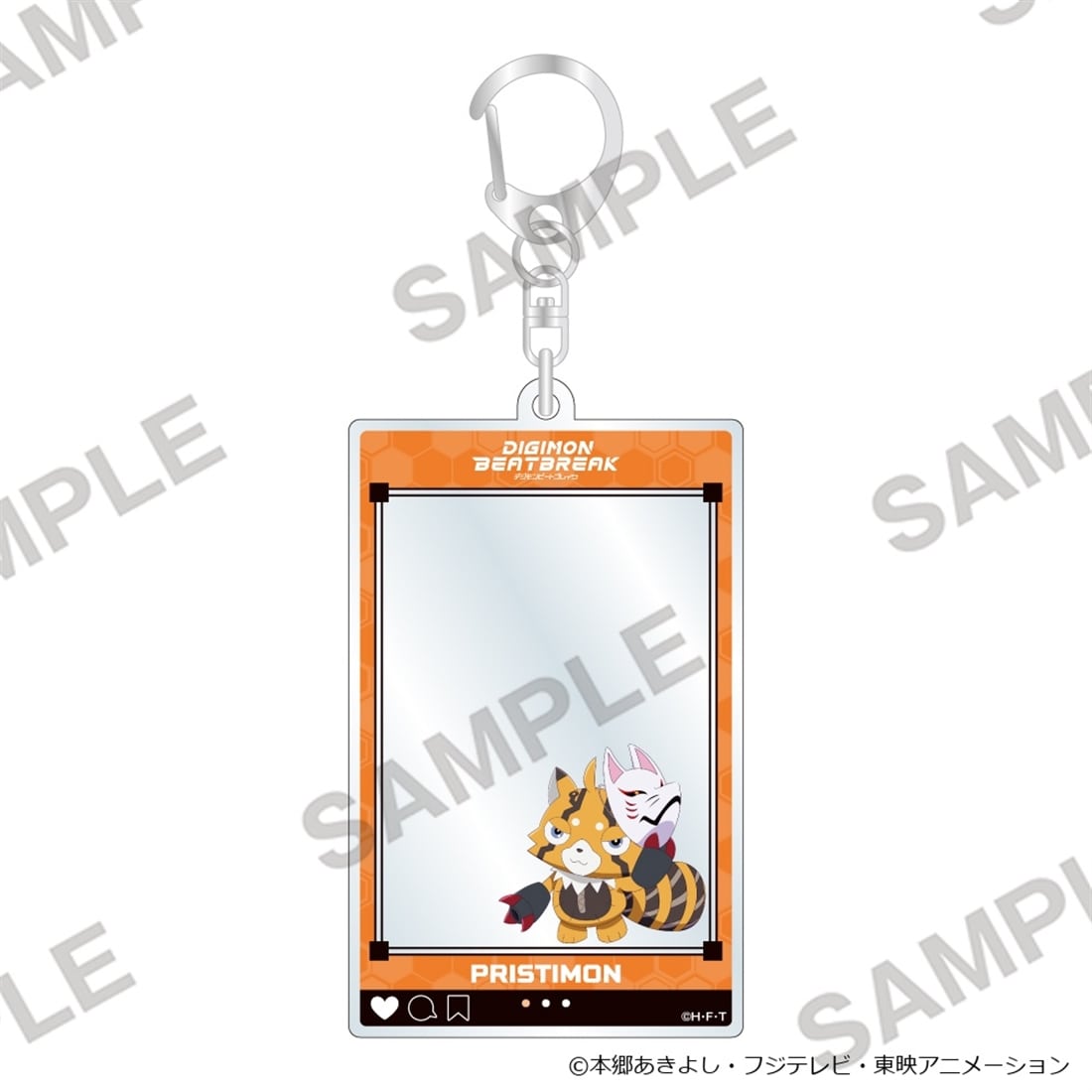 DIGIMON BEATBREAK フレームアクリルキーホルダー お祭りVer. プリスティモン