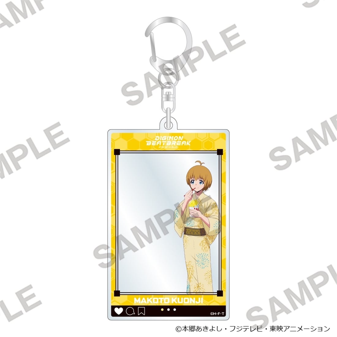 DIGIMON BEATBREAK フレームアクリルキーホルダー お祭りVer. 久遠寺マコト