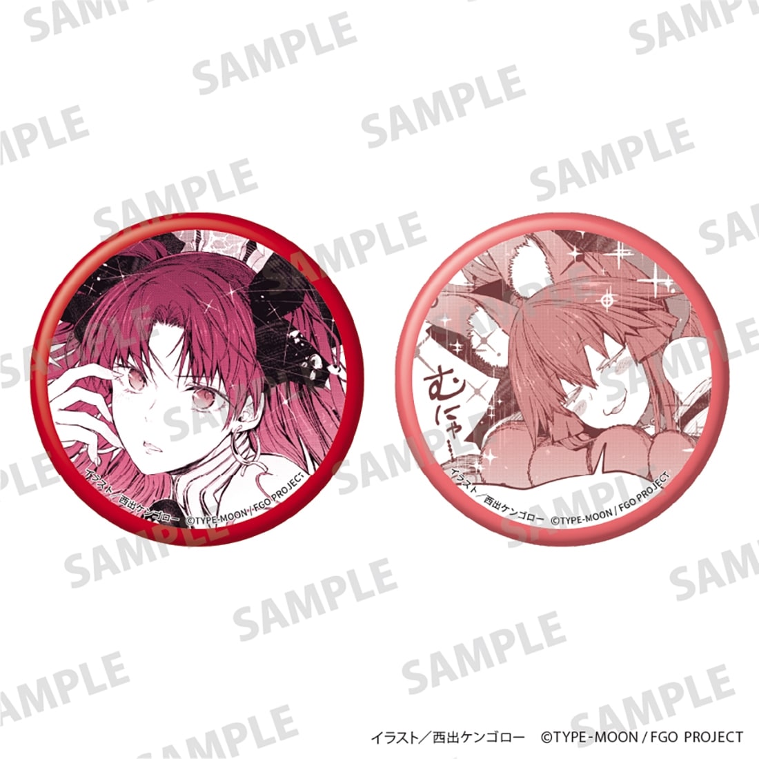 「Fate/Grand Order -Epic of Remnant- 亜種特異点EX 深海電脳楽土 SE.RA.PH」缶バッジセット A
