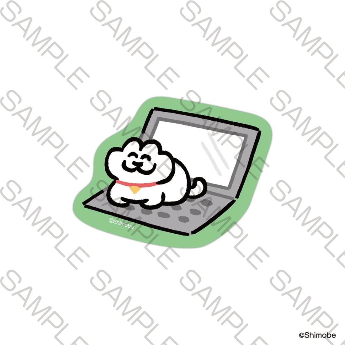 「ねことしもべ」ステッカー PC占拠