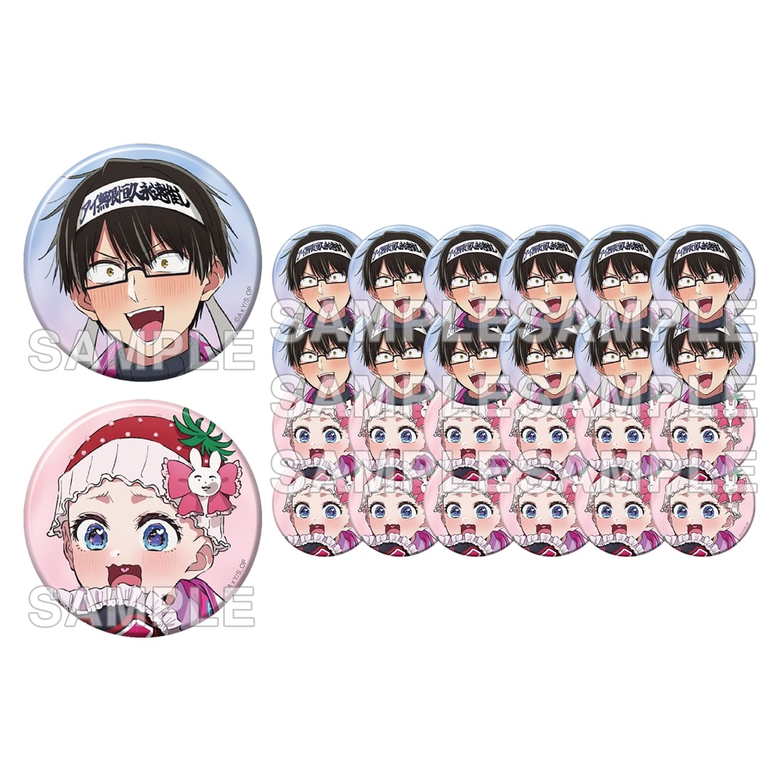 【推しの子】苺プロダクション☆ファン感謝祭2026 推し缶バッジセット ゴロー&さりな