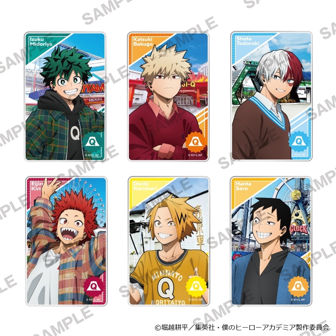 僕のヒーローアカデミア アクリルカード 富士急コラボver. Pack Pack