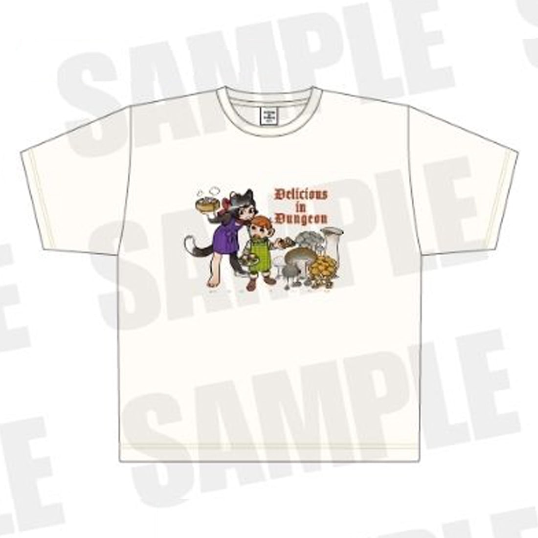 「公式レシピブック おうちで作れるダンジョン飯」九井諒子描き下ろし　Tシャツ（チルチャックとイヅツミ）
