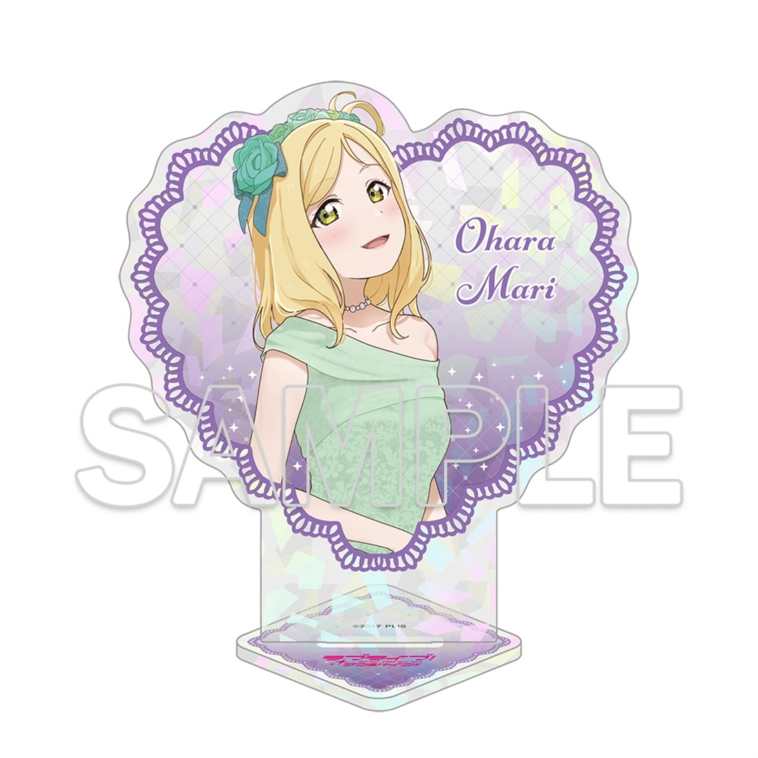 LoveLive! Days 2026年8月号『ラブライブ！サンシャイン!!』ハート型アクリルスタンド Aqours　鞠莉