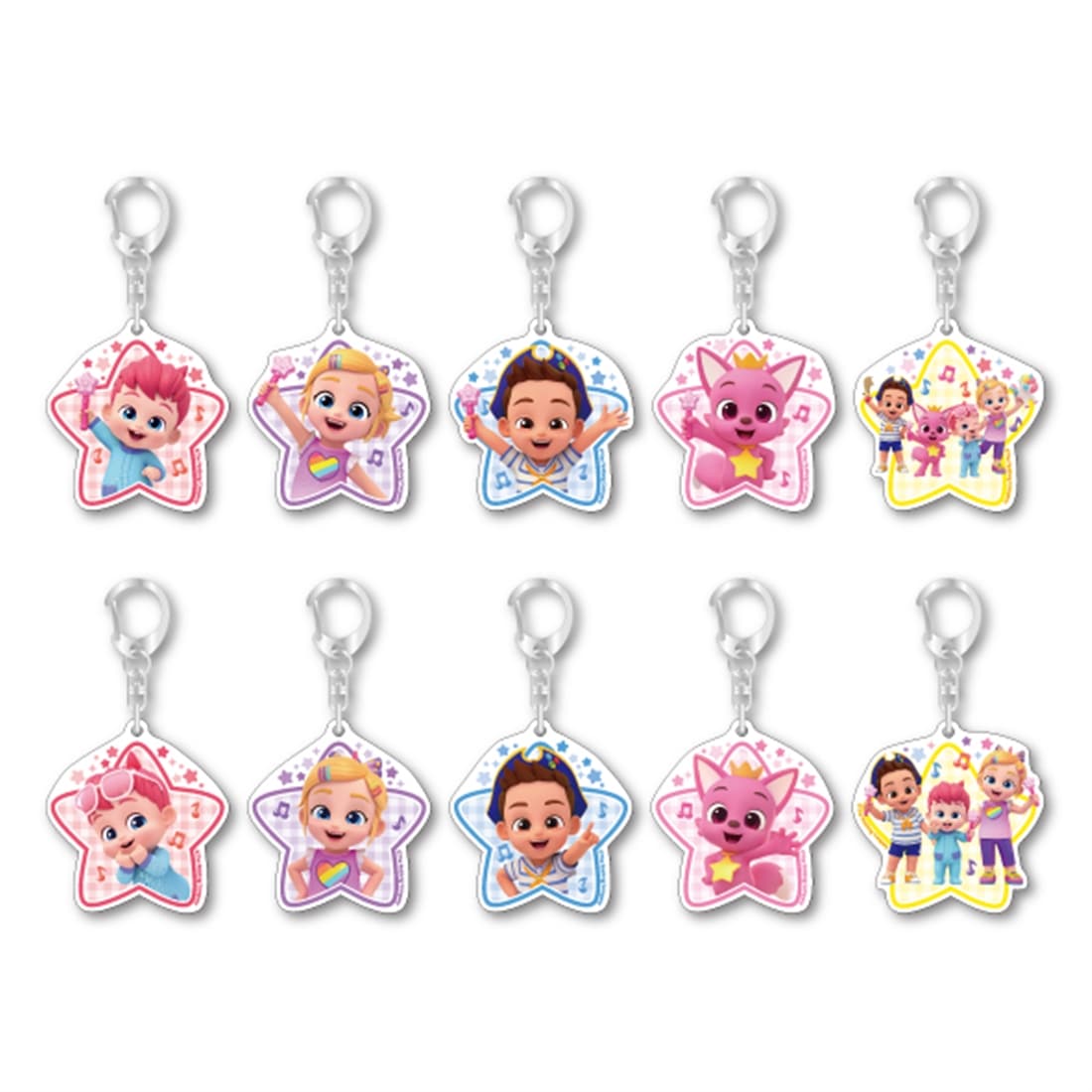 劇場アニメ『ベベフィン・ザ・ムービー』トレーディングアクリルキーホルダー(10種) PACK 単品（ランダム）