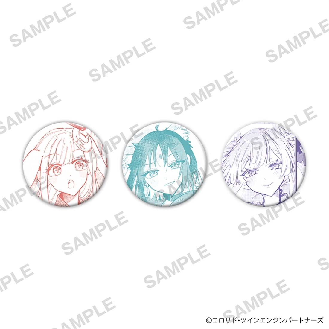 『超かぐや姫！』缶バッジ3個セット かぐや＆酒寄彩葉＆月見ヤチヨ B