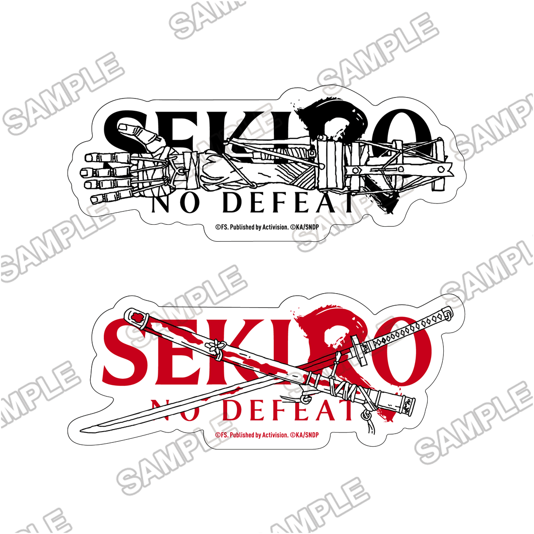 『SEKIRO: NO DEFEAT』ステッカーセット