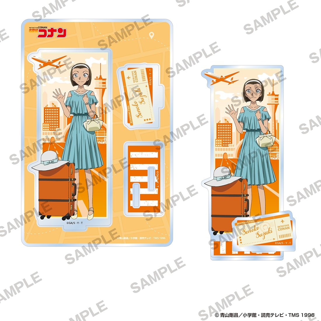 「名探偵コナン」ジオラマアクリルスタンド トラベルver.　鈴木園子