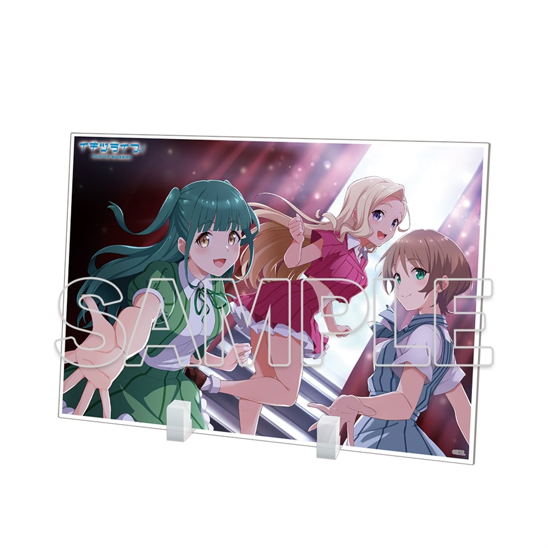 『イキヅライブ！ LOVELIVE! BLUEBIRD』アクリルプレート Ver.1st LIVE　ゆくり＆輝夜＆真緑