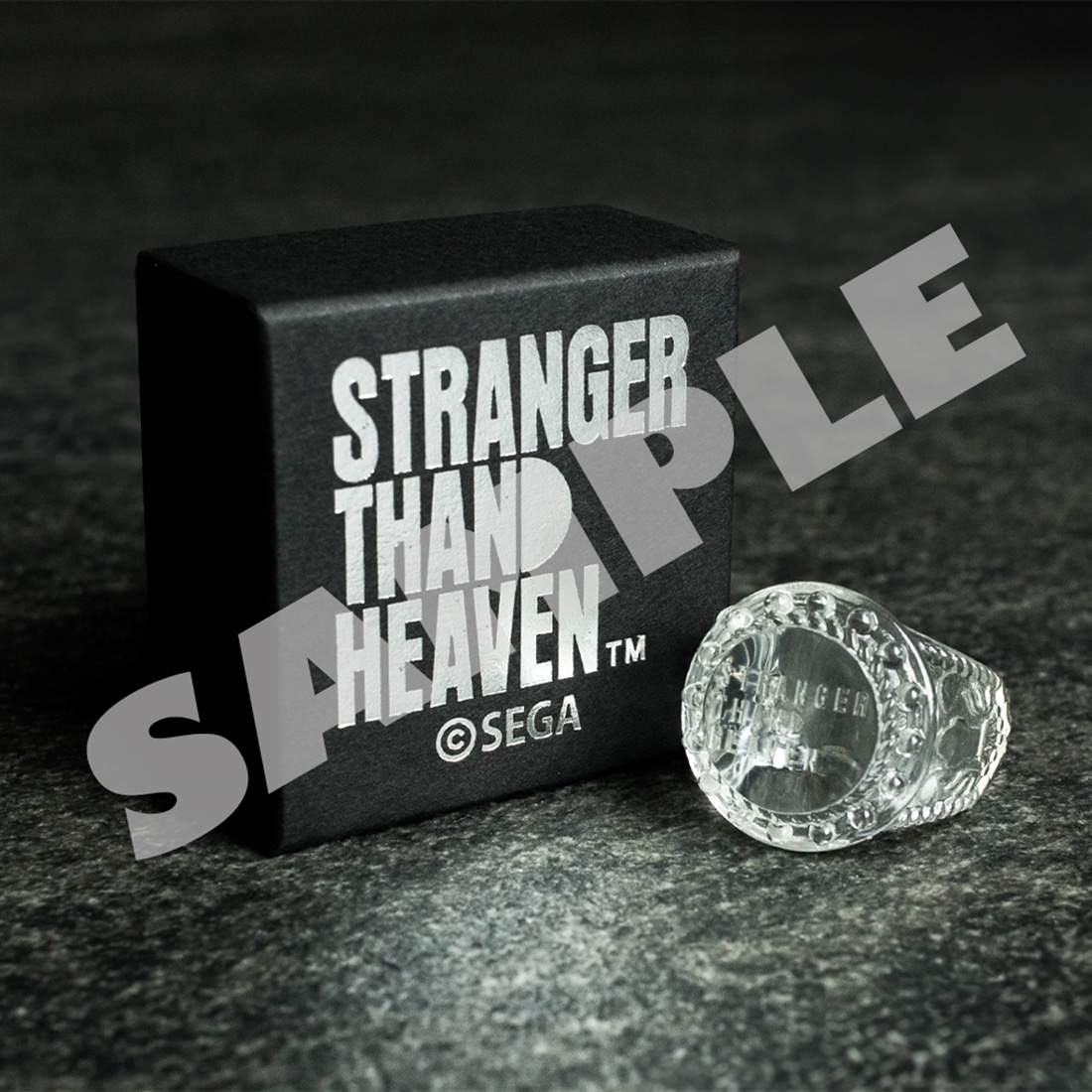 『STRANGER THAN HEAVEN』 レジンカレッジリング クリア Sサイズ Sサイズ