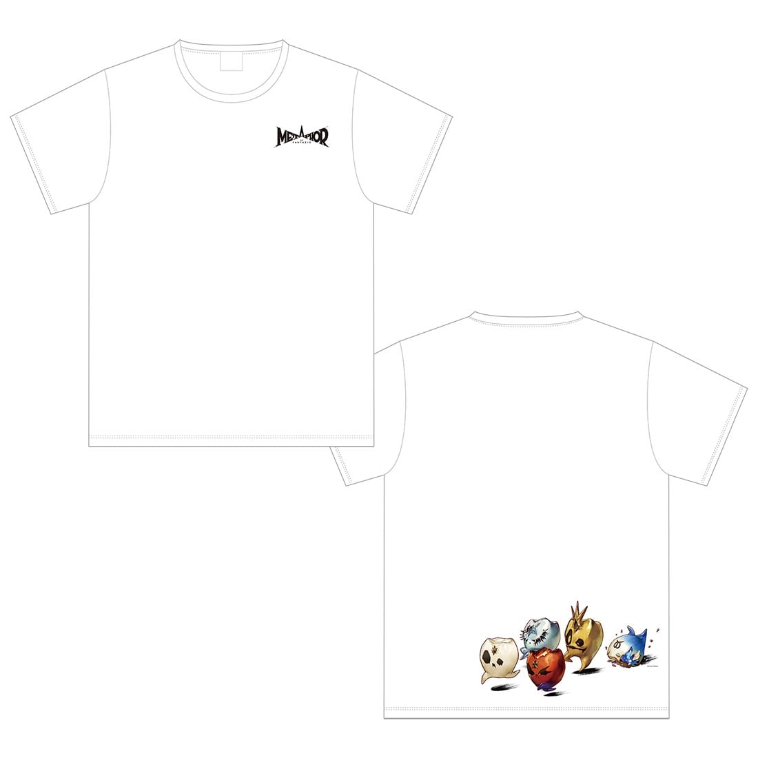 メタファー:リファンタジオ展Tシャツホモ・テンタ（集合ver.）XLサイズ XL