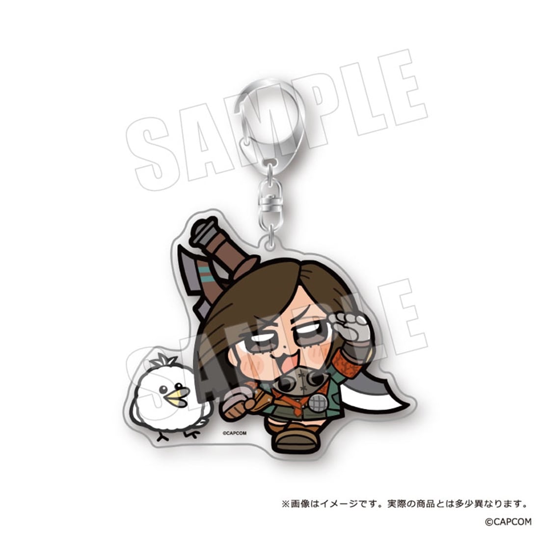 モンスターハンターワイルズ×ぶくぶ おおきめアクリルキーホルダー 01.ハンター ホープ装備 01.ハンター ホープ装備